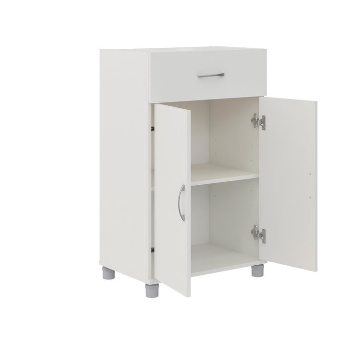 24 inch utility cabinet - White