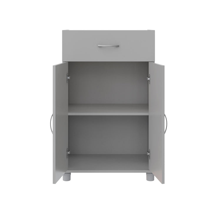 Basin 24 Inch 2 Door Base Storage Cabinet - Dove Gray