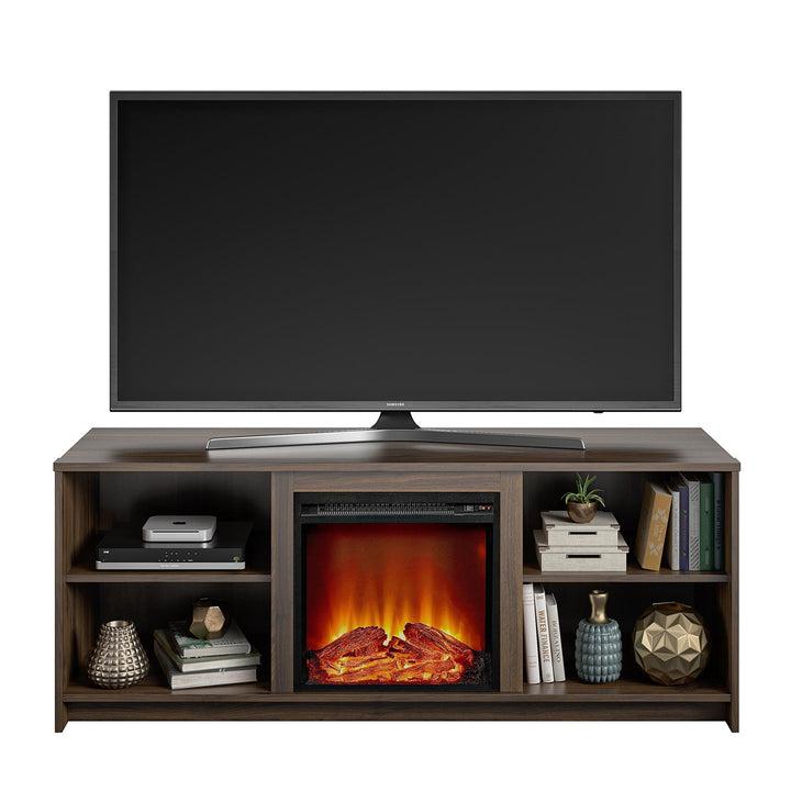 65 in fireplace tv stand - Florence Walnut