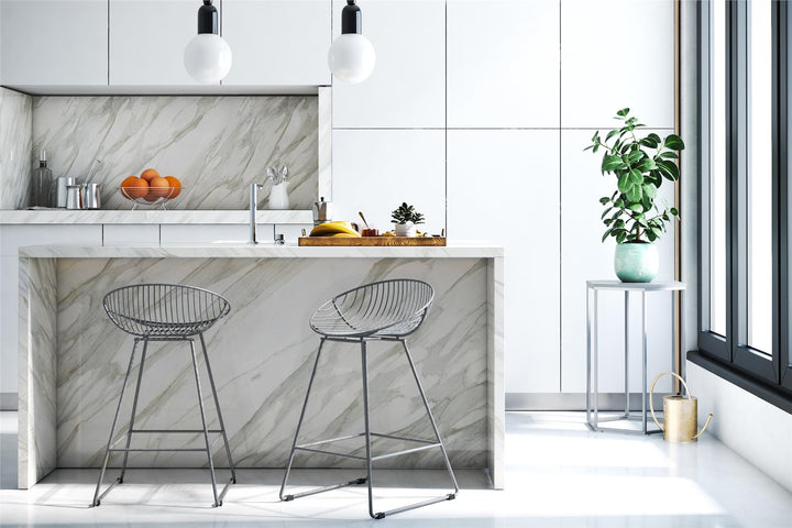 Ellis bar stool for kitchen -  Gray