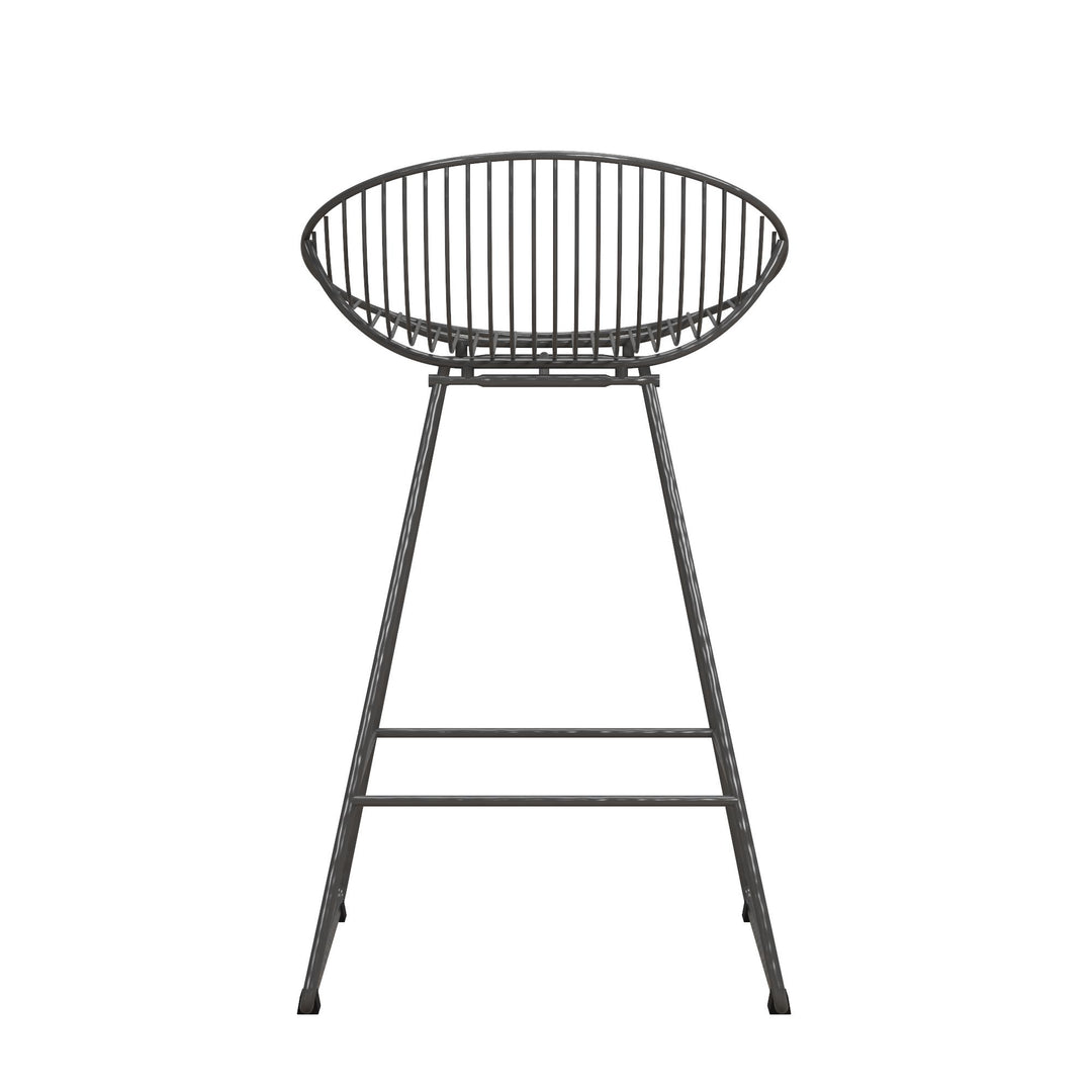 Best Ellis wire counter stool -  Gray