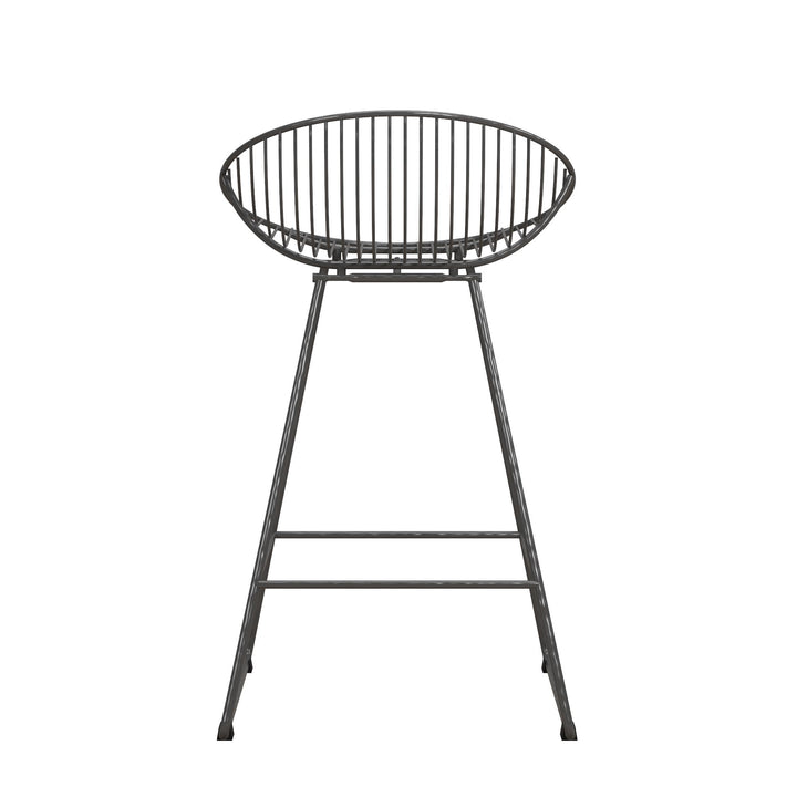 Best Ellis wire counter stool -  Gray
