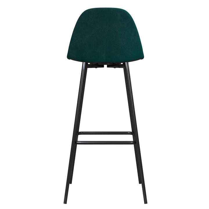 bar stool dining chairs - Green