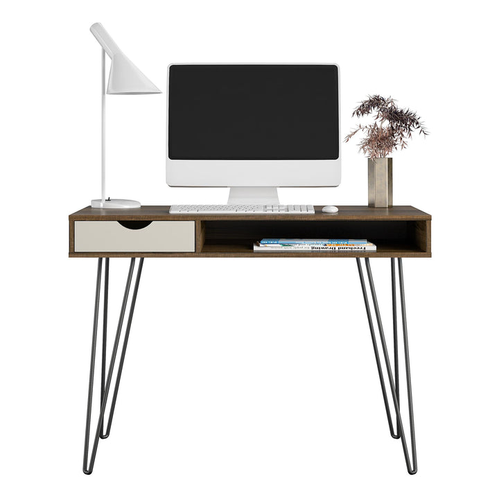 Concord desk for students -  Brown Oak