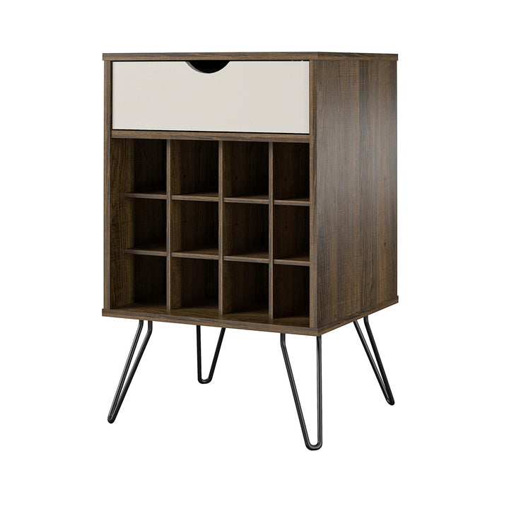 Concord stand for wine and beverages -  Brown Oak