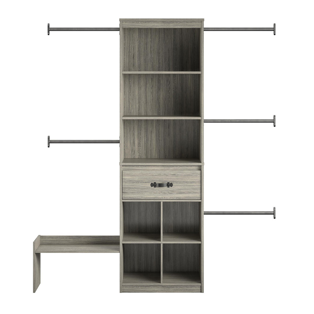 Nova kids’ room storage solution - Gray Oak