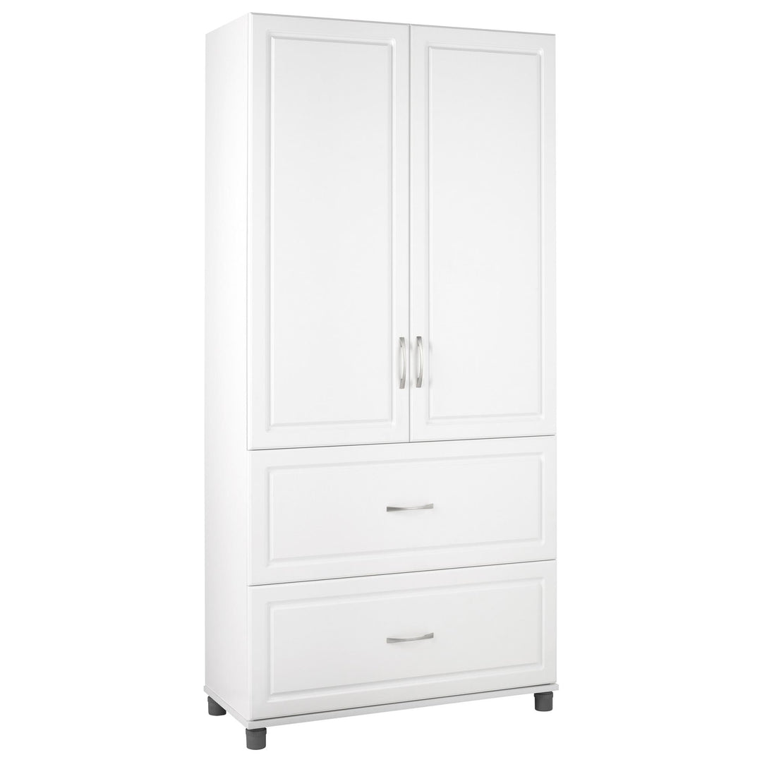 Kendall 36" Multipurpose Storage Cabinet with 5 Shelves - White