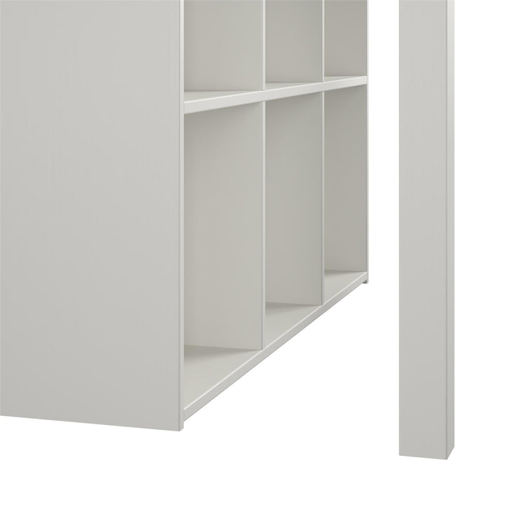 Multi-storage desk solution for home offices by Parsons -  White