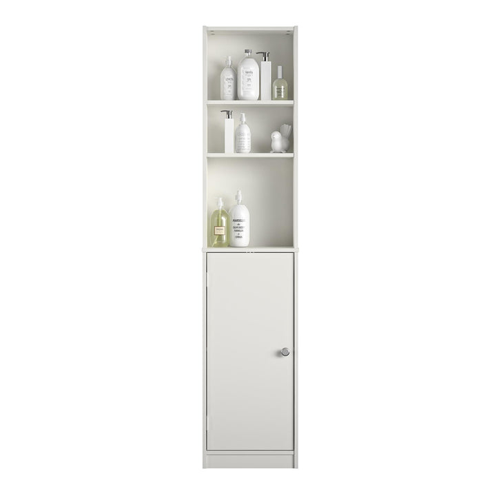 14 inch storage tower - White