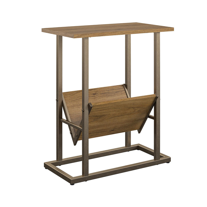 Regal End Table  -  Walnut