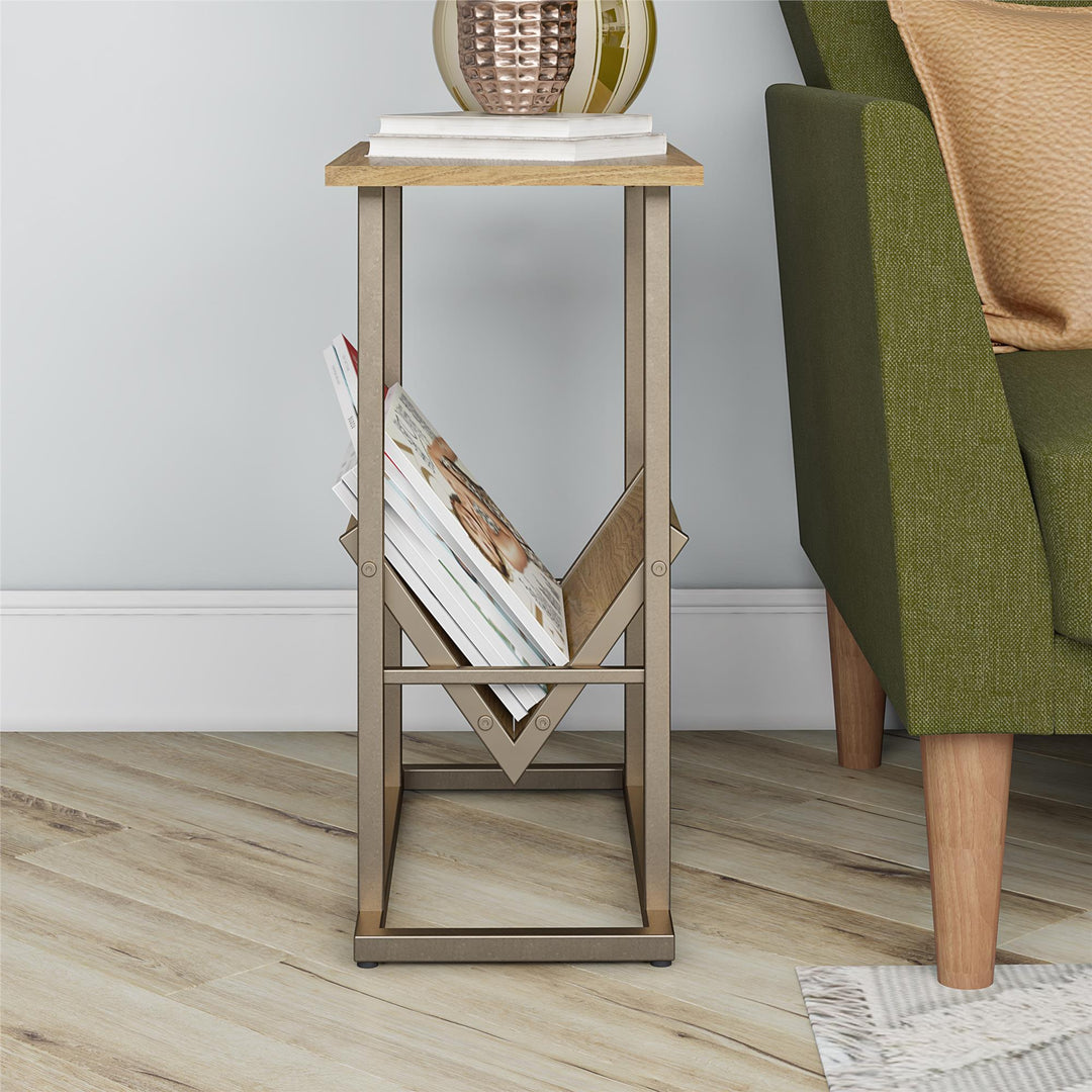 Modern Regal table design -  Walnut
