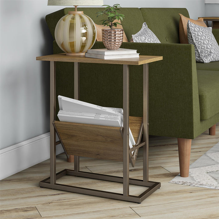 Regal End Table for living room -  Walnut