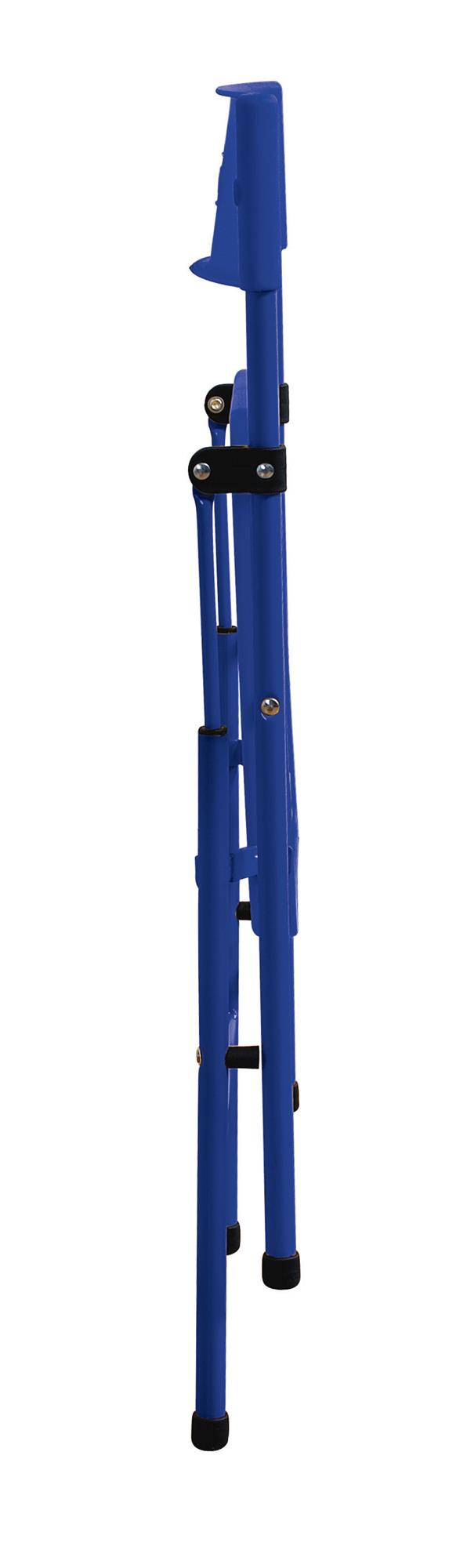 Kid's Plastic Pinch-Free Folding Chair, Set of 4  -  Blue 