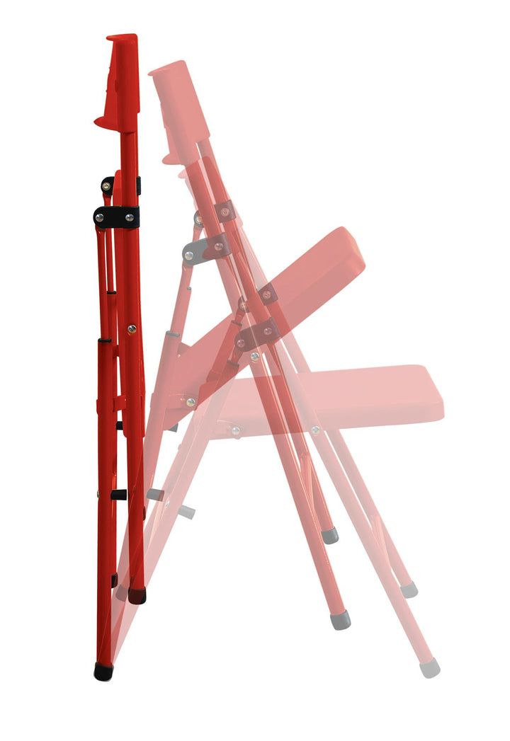 Best plastic folding chair for kids -  Red 