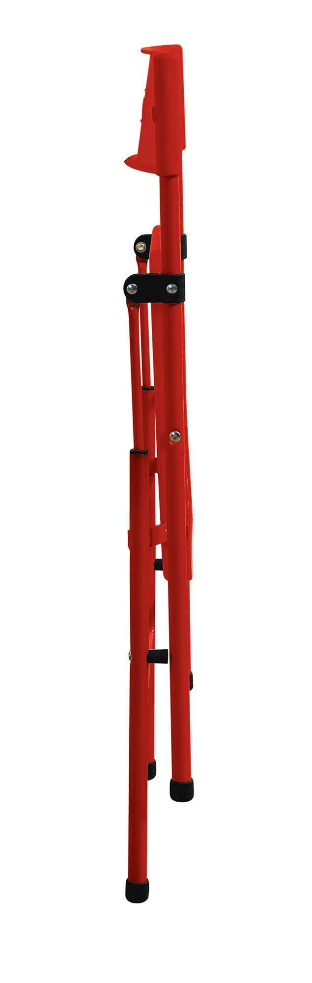 Set of 4 pinch-free kids chair -  Red 