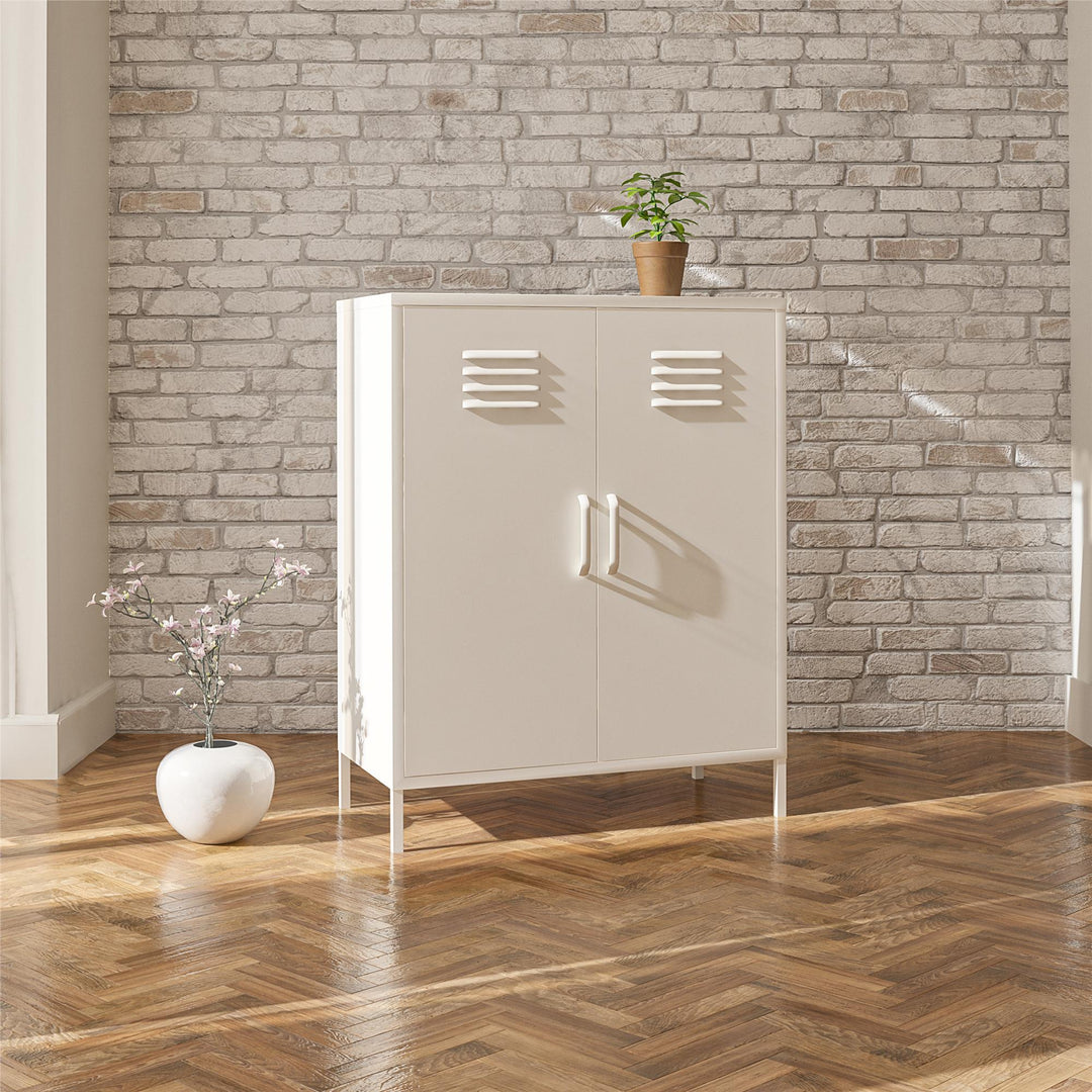 cabinet locker furniture - White