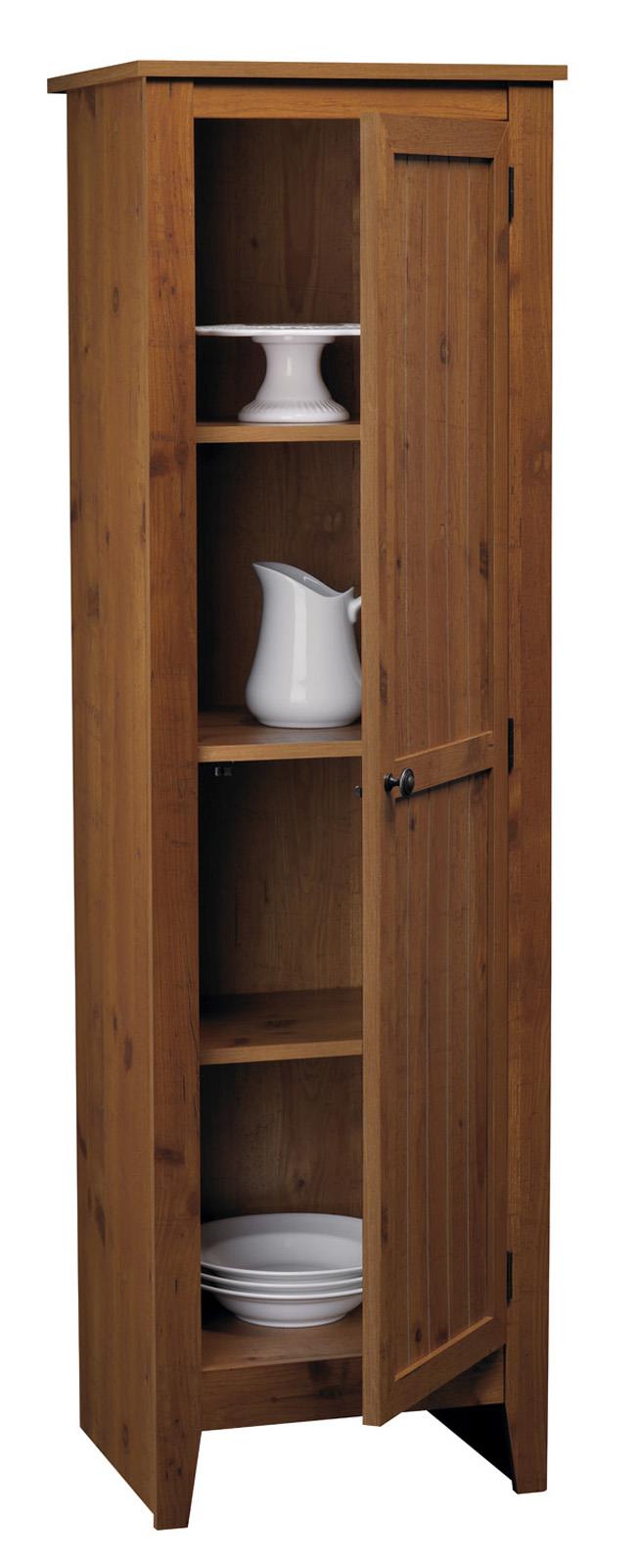 60 Inch Pantry Cabinet with 4 Shelves -  Old Fashion Pine