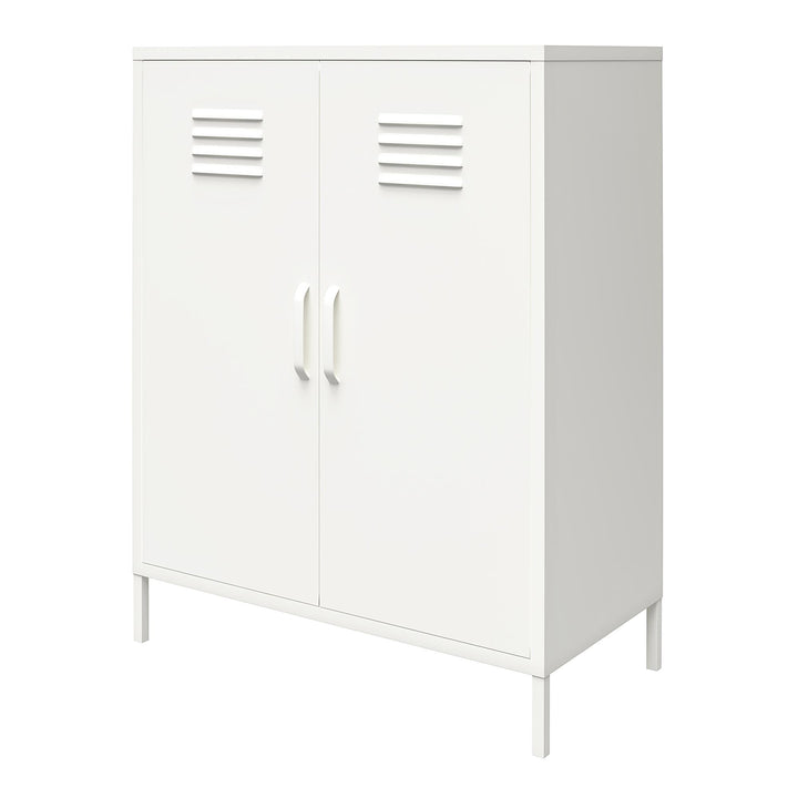 metal cabinet locker - White