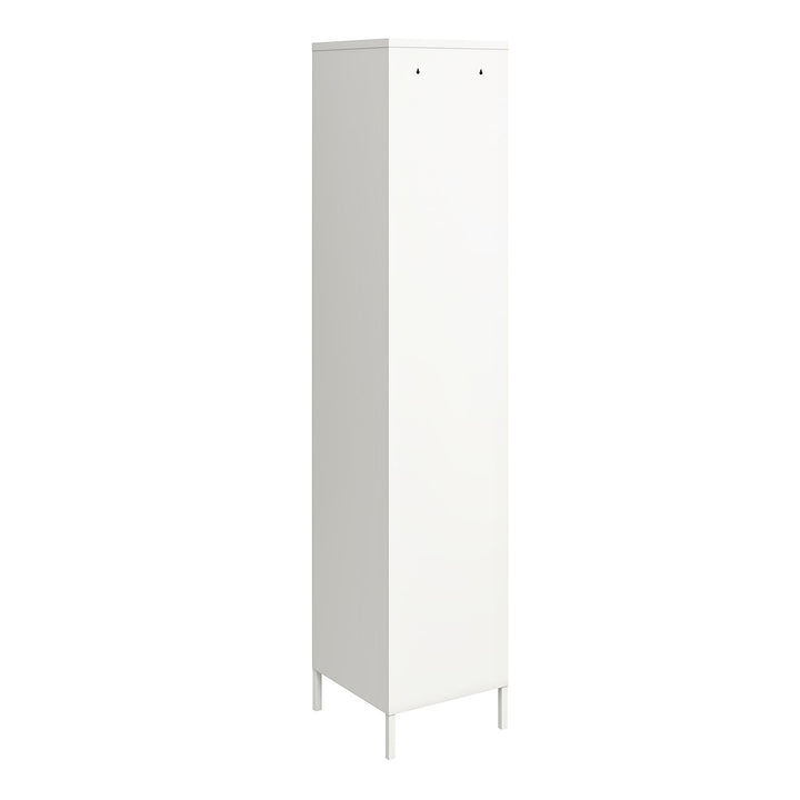 Single door metal cabinet- White