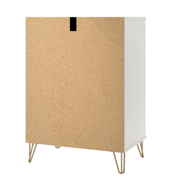Finley Design 4 Drawer Dresser -  White