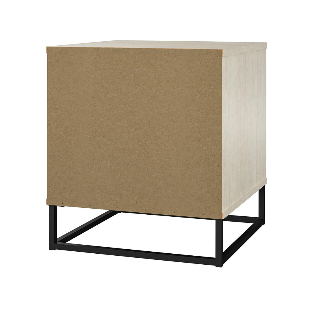 Modern Nightstand for Bedroom -  Ivory Oak