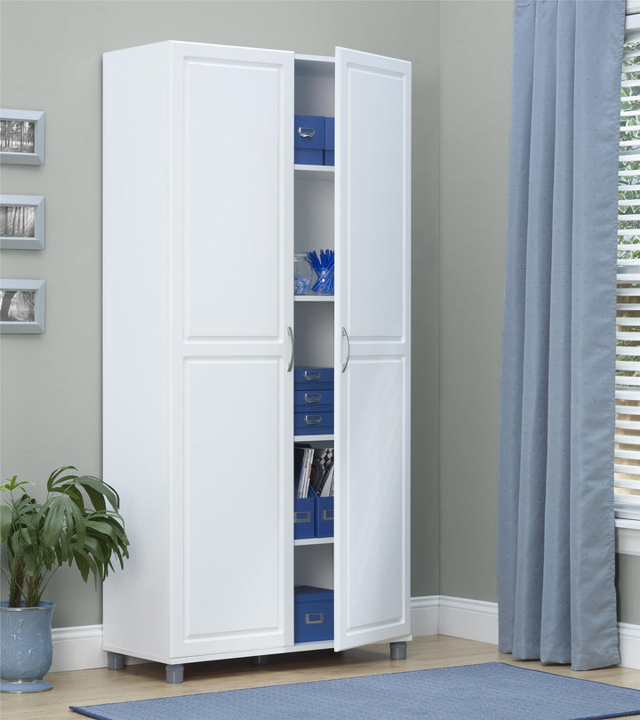 36 inch large storage cabinet - White