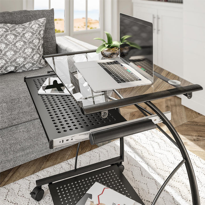 Sheldon design office desk -  Black