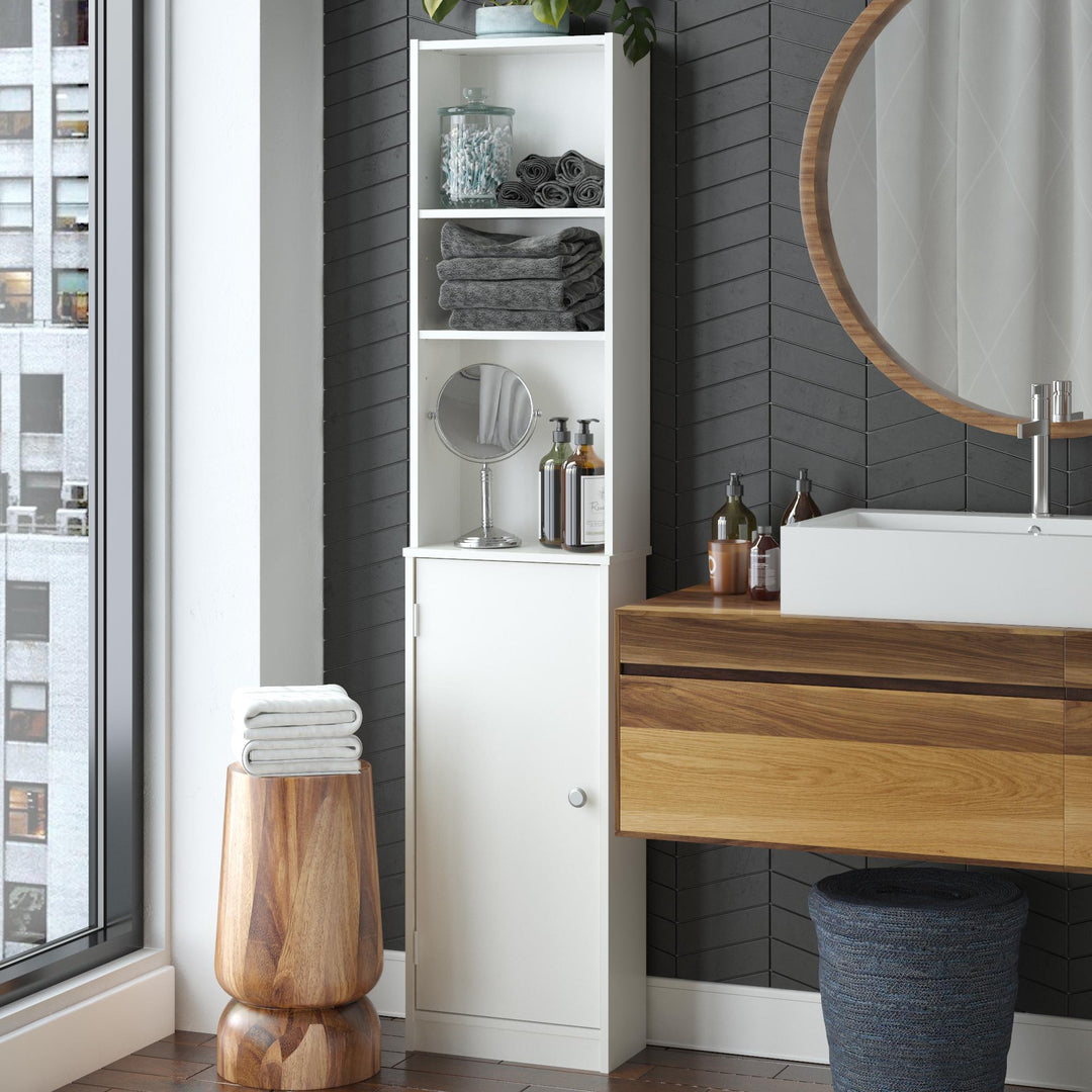 14-inch linen cabinet - White
