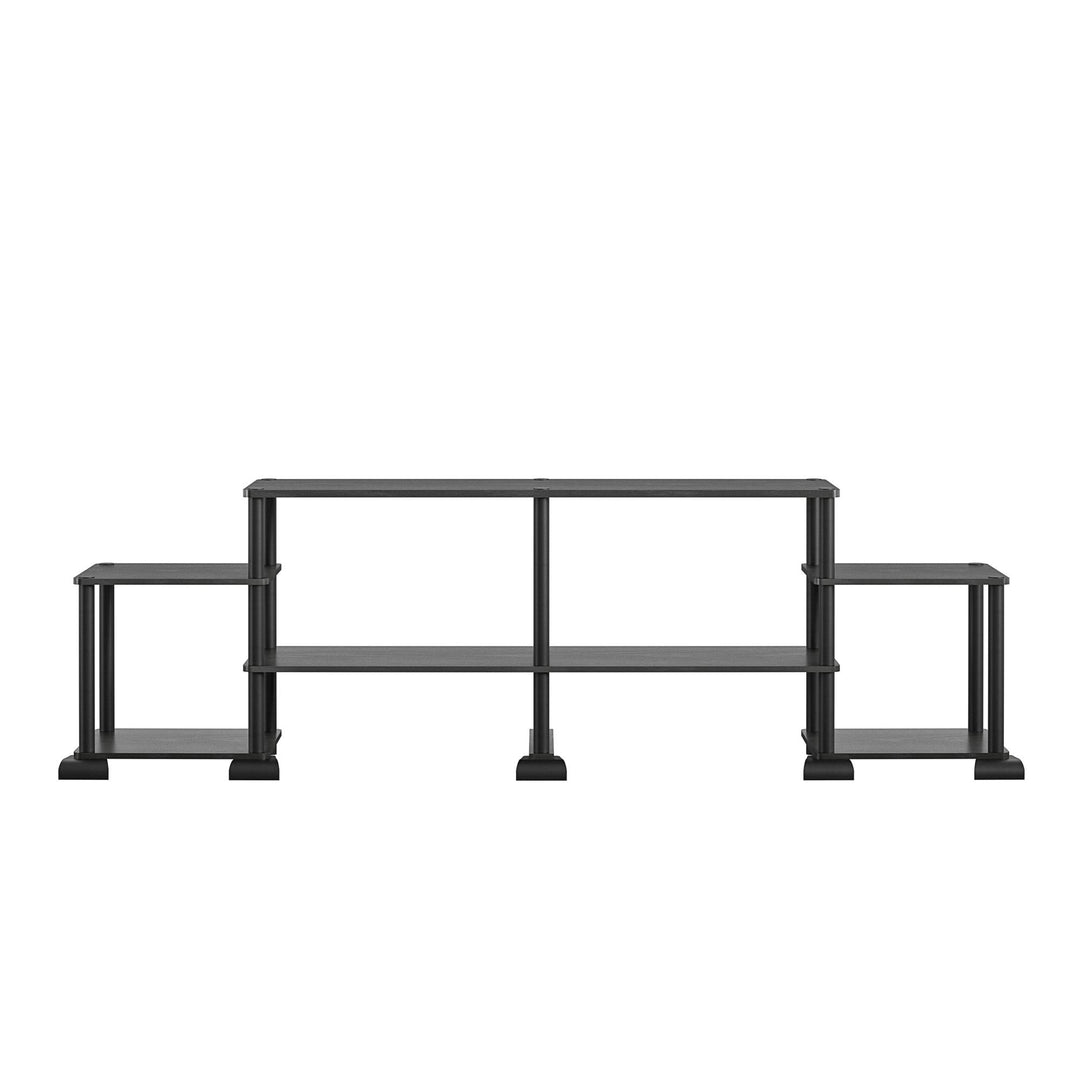 Condor Toolless TV Stand for TVs up to 50 Inch with 6 Shelves  -  Black Oak