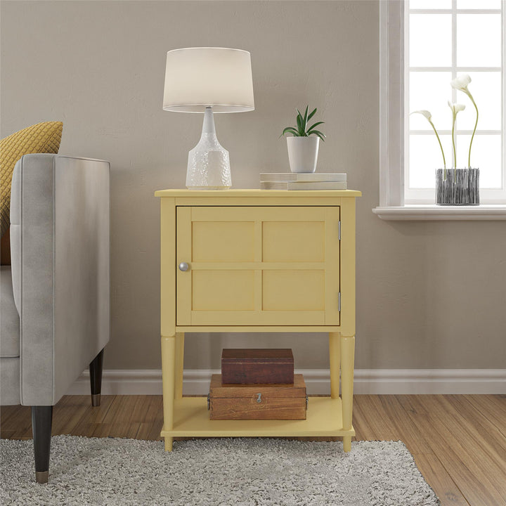Fairmont brand shelved accent furniture -  Yellow