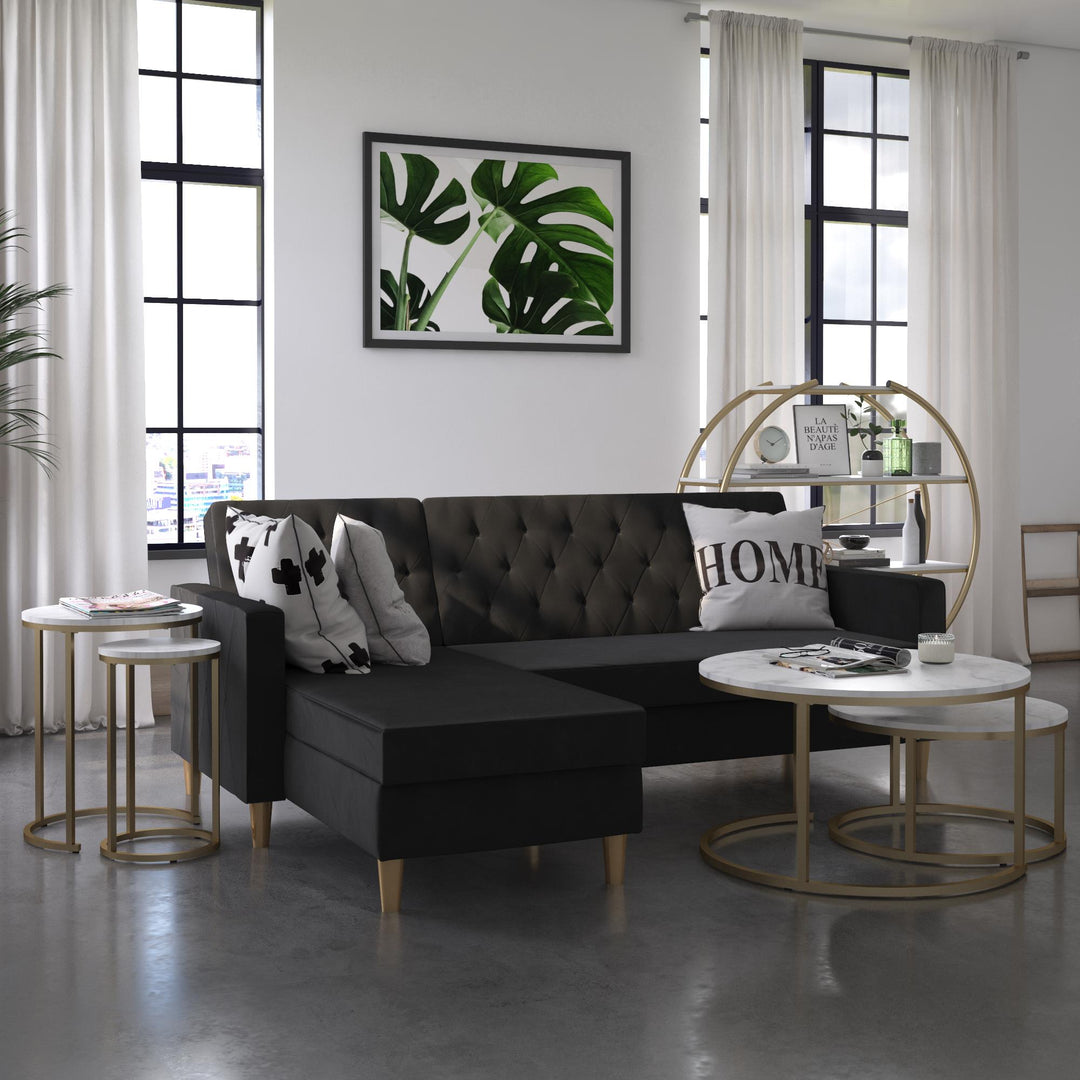 CosmoLiving Amelia Modern Tables -  White marble