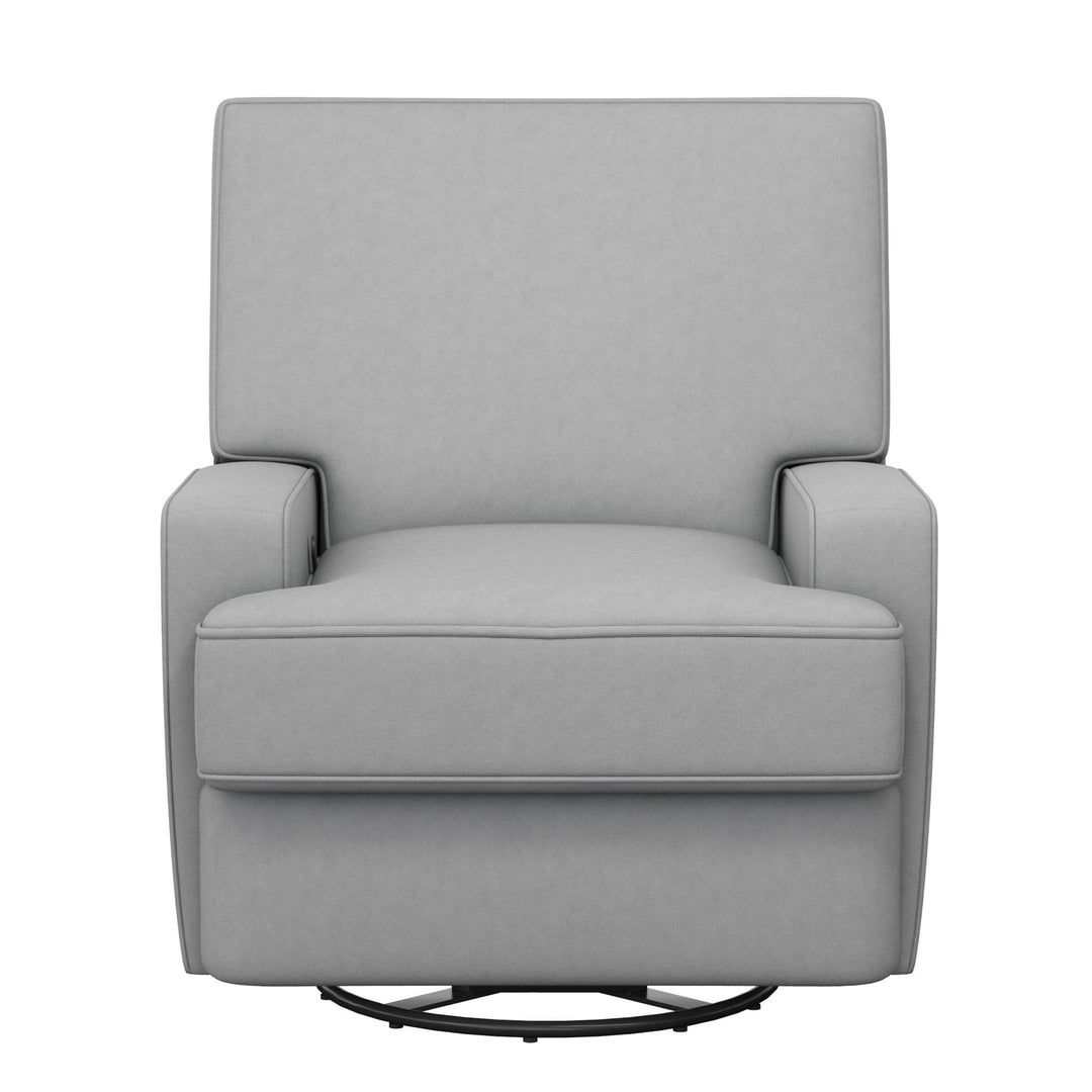 Rylan Recliner Chair with Swivel Glider -  Blue