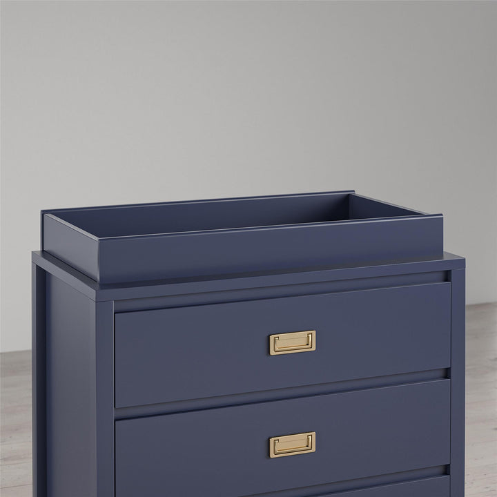 Monarch Hill Haven Changing Table Topper -  Navy
