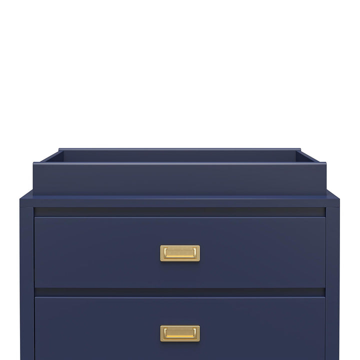 Monarch Hill Haven Navy Changing Table Topper for Dresser  -  Navy