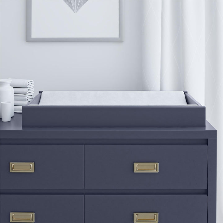 Navy Changing Table Topper for Dresser -  Navy