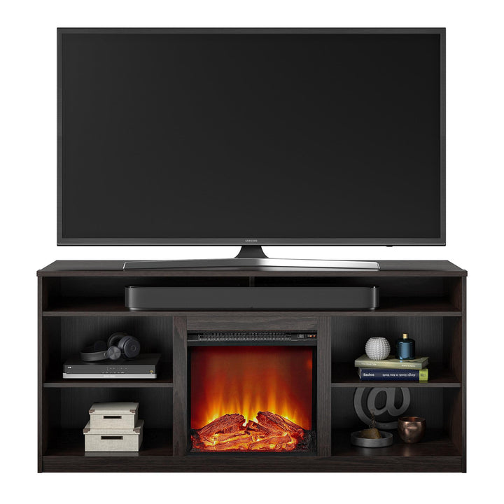 TV Stand with 6 Storage Compartments - Espresso