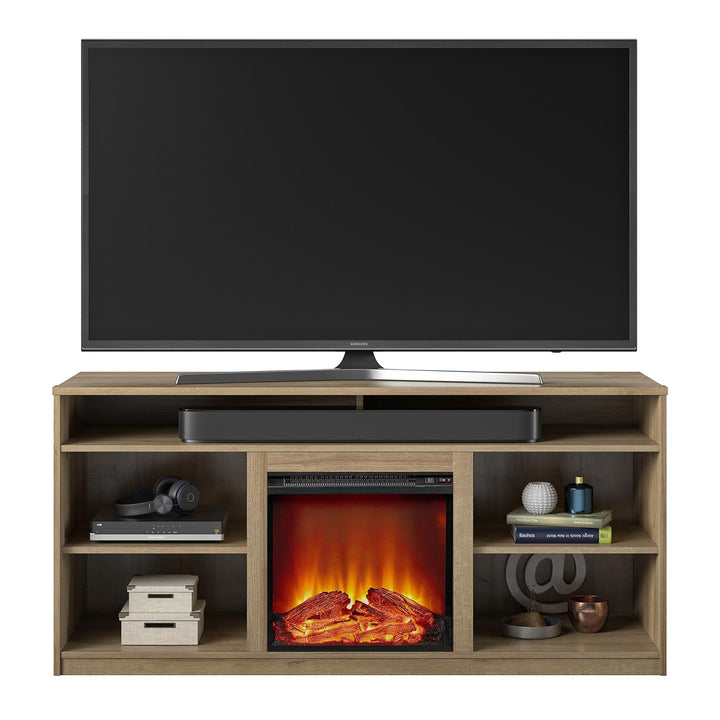 Entertainment Center for 65 Inch TVs - Natural