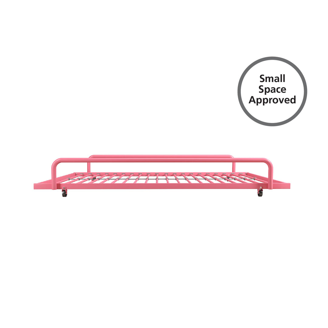 day beds with trundle - Pink - Twin Size