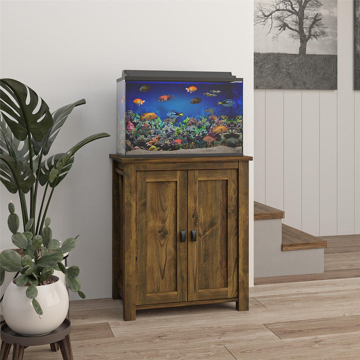 aquarium stand 20 gallon - Heritage Pine