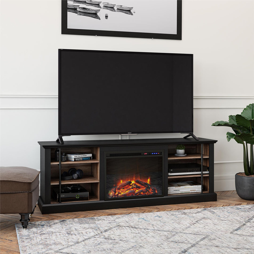TV stand with 23 inch insert -  Black