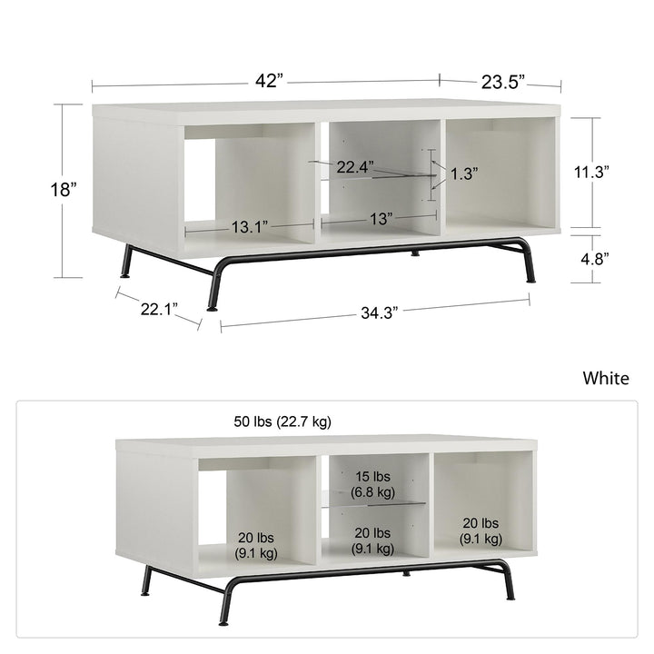 Modern Melbourne coffee table design -  White