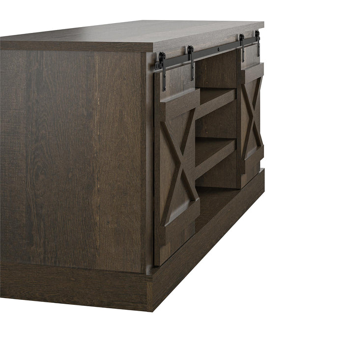 Knox County TV furniture -  Brown Oak