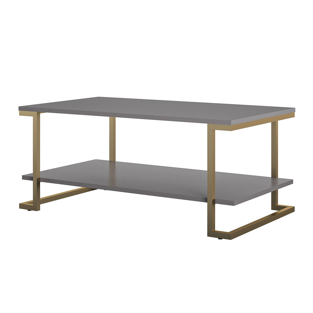 CosmoLiving Camila table with storage -  Graphite Grey