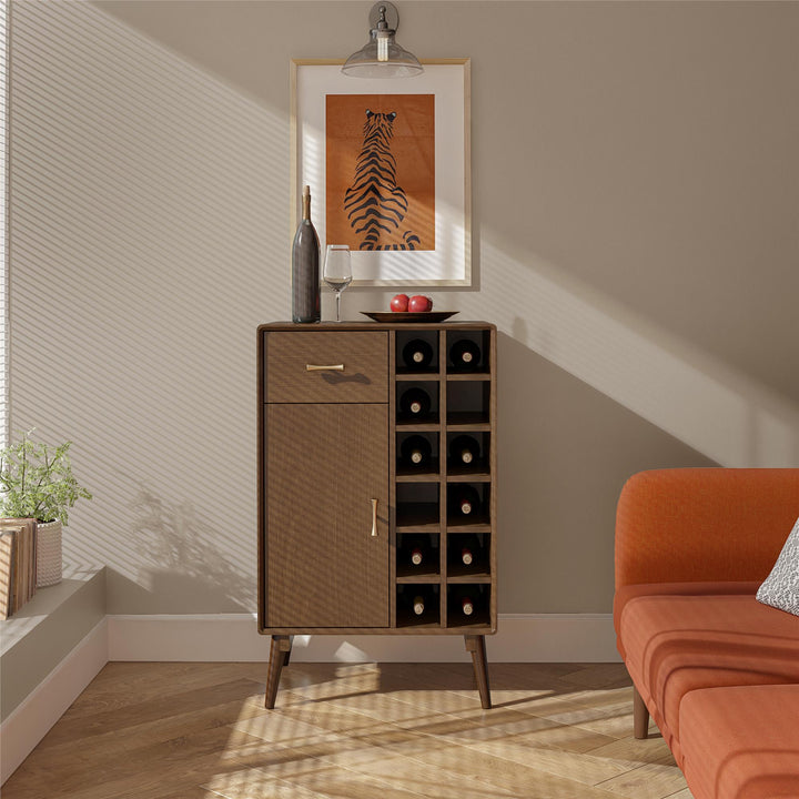 Brittany design for home bars -  Florence Walnut