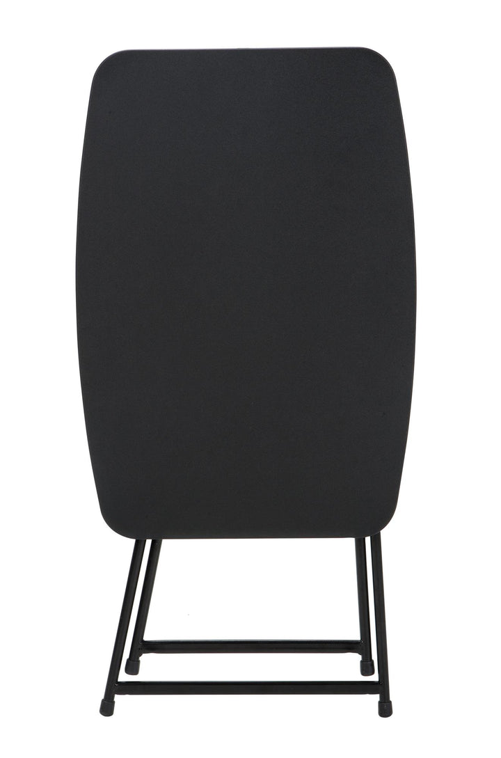 Multi-Functional, Adjustable, Personal Folding Activity Table - Black - 2-Pack