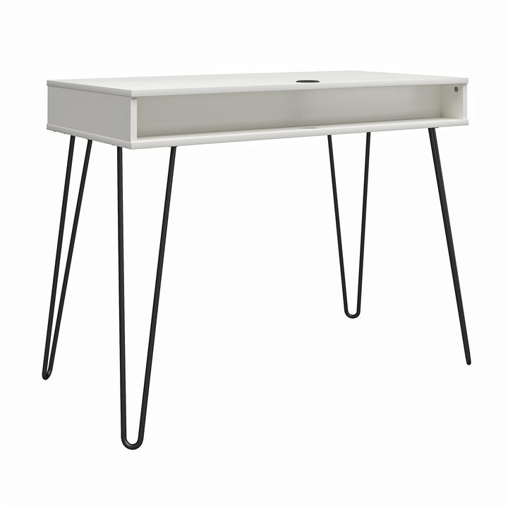 Best accessories for computer desks with storage -  White