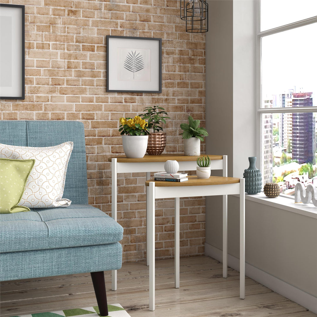 Tallulah Nesting Tables - White