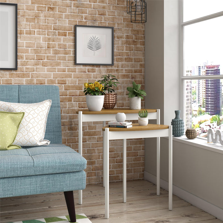 Tallulah Nesting Tables - White