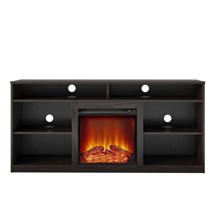 fireplace tv stand 65 inch - Espresso