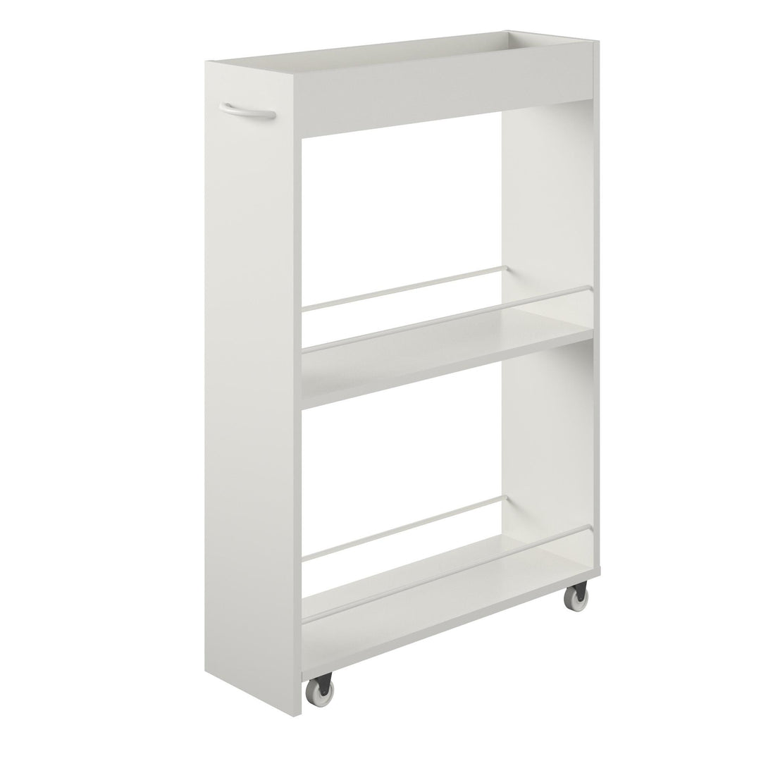 Trestle's two-shelf solution for laundry organization -  White